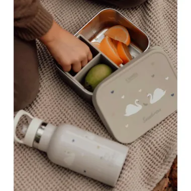 Metāla pusdienu kaste Gulbji - Lapute.lt