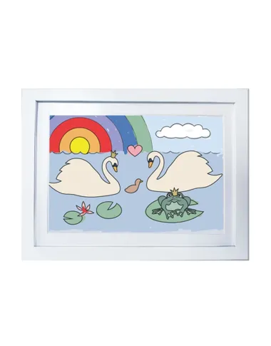 Bērnu zīmējuma atvēršanas rāmis