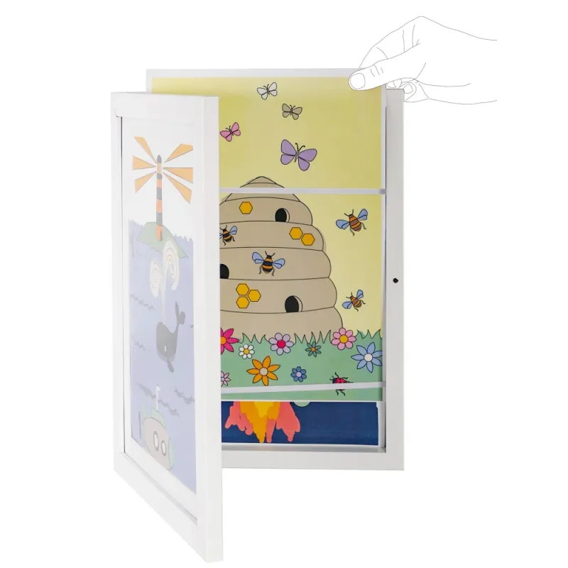 Bērnu zīmējuma atvēršanas rāmis