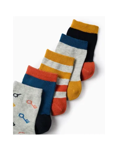 Kojinių rinkinys berniukams Raktelis, 5 vnt. (23/26-35/37) - vaizdas baltame fone