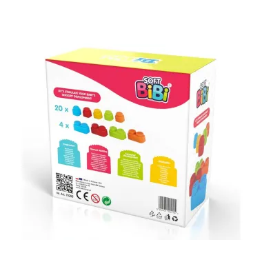 Sensoriskie bloki Soft Bibi (24 gab.) | Lapute.lt