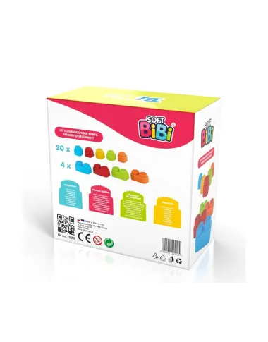 Sensoriskie bloki Soft Bibi (24 gab.)