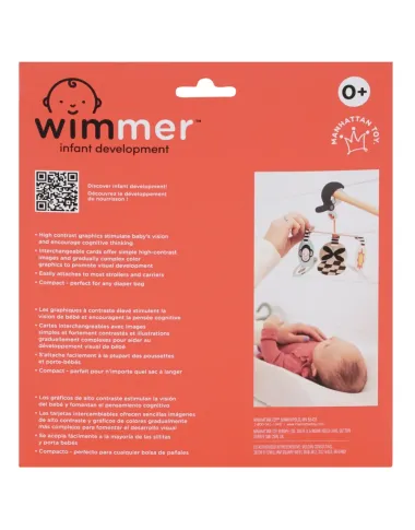 Wimmer Stim To Go kelioninė karuselė kūdikiams - vaizdas baltame fone