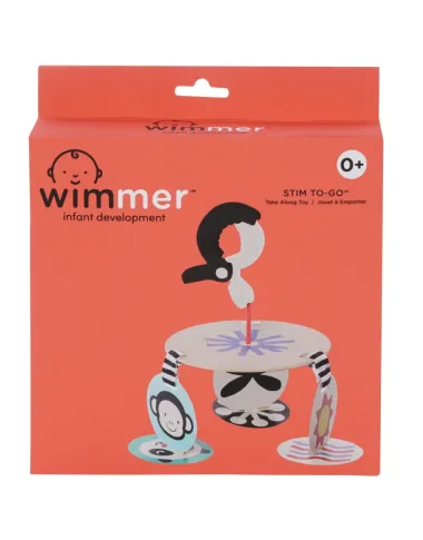 Wimmer Stim To Go kelioninė karuselė kūdikiams - vaizdas baltame fone