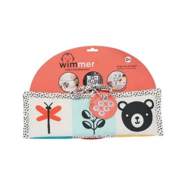 Wimmer 3-in-1 izglītojošs rotaļu paklājiņš mazuļiem | Lapute.lt