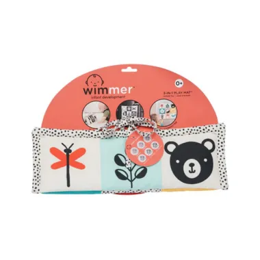 Wimmer 3-in-1 lavinamasis žaidimų kilimėlis kūdikiams - pakuotė vaizdas iš priekio