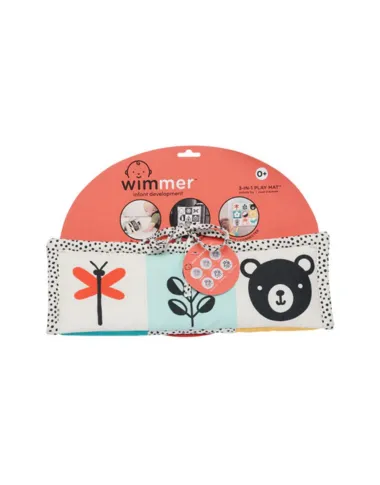 Wimmer 3-in-1 izglītojošs rotaļu paklājiņš mazuļiem
