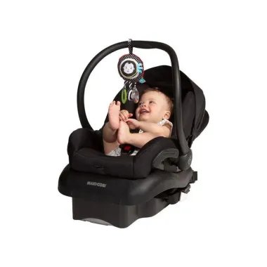 Wimmer-Ferguson veiklos žaislas kūdikiui pakabintas ant automobilinės kėdutės