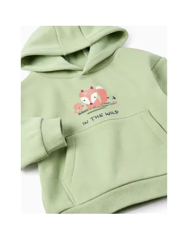 Žalias termo džemperis Laputė (6/9-24/36 mėn) - vaizdas iš priekio