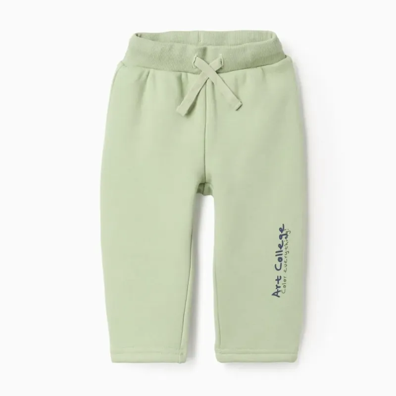 Žalios termo kelnės (6/9-24/36 mėn) - vaizdas iš priekio