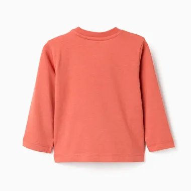 Oranžiniai marškinėliai Lapiukas (6/9-24/36 mėn) - vaizdas iš nugaros