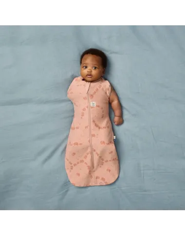 ergoPouch Swaddle miegmaišis kūdikiui 1.0TOG (3-6 mėn.) Drambliukai - vaizdas baltame fone