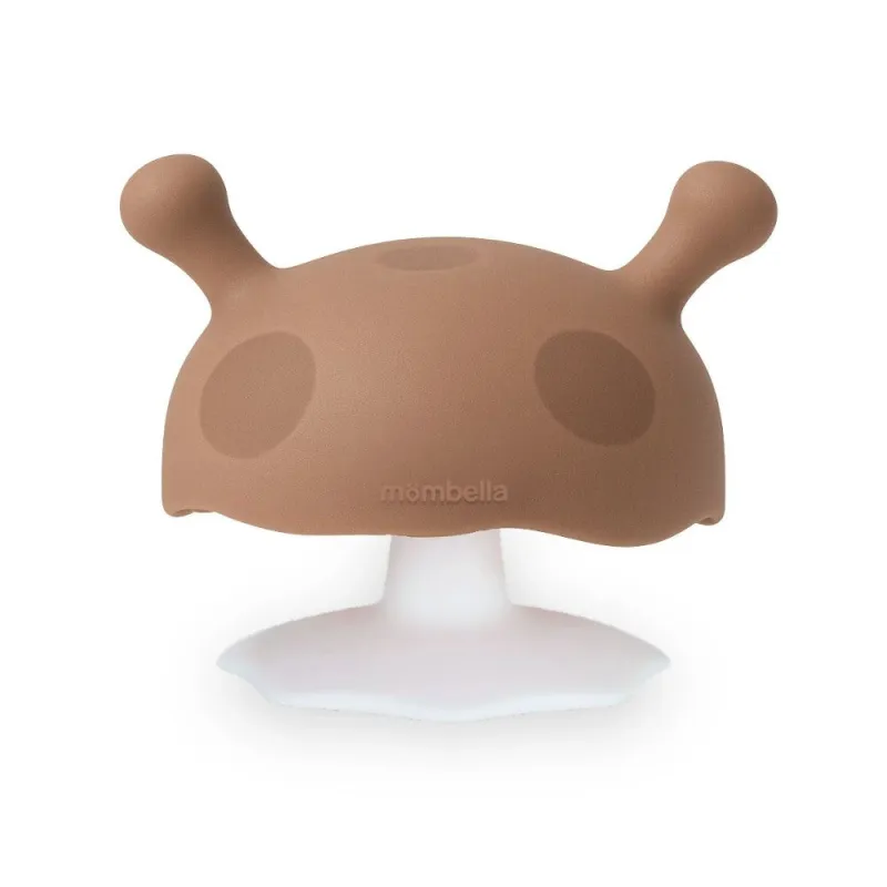 Mombella košļājamā rotaļlieta Sēņu brūna