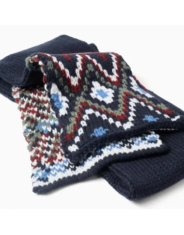 ZIPPY adīta cepure ar šalli (50-58 cm)