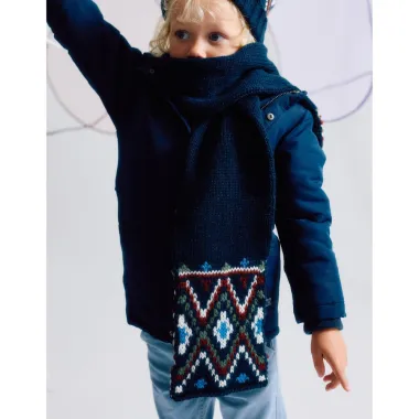 ZIPPY adīta cepure ar šalli (50-58 cm) | Lapute.lt