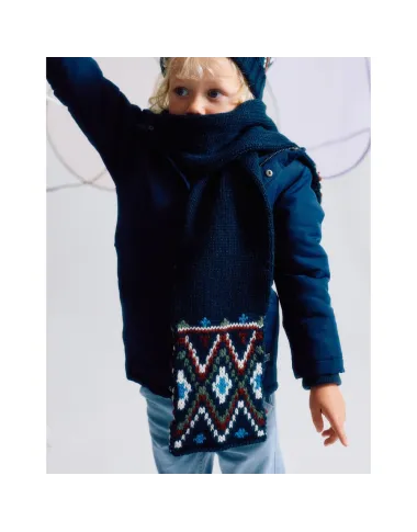 ZIPPY adīta cepure ar šalli (50-58 cm)