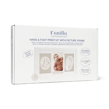 Balts rāmis ar mazuļa rociņu un kāju nospiedumiem | Lapute.lt