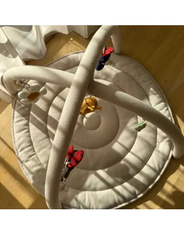 Vanilla Copenhagen lavinamasis kilimėlis Ladybug kūdikiams iš organinės medvilnės Vanilla Copenhagen lavinamasis kilimėlis Ladybug kūdikiams iš organinės medvilnės