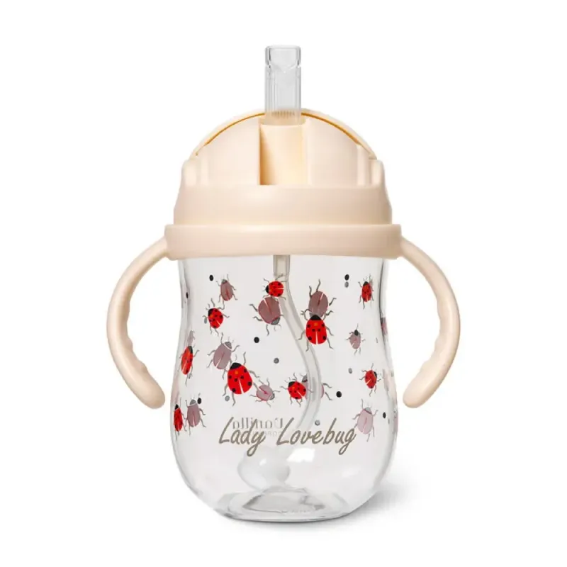 Bērnu dzeramā pudele ar salmiņu Mārītes, 300 ml Bērnu dzeramā pudele ar salmiņu Mārītes, 300 ml