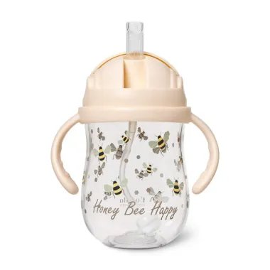 Bērnu dzeramā pudele ar salmiņu Bitutės, 300 ml