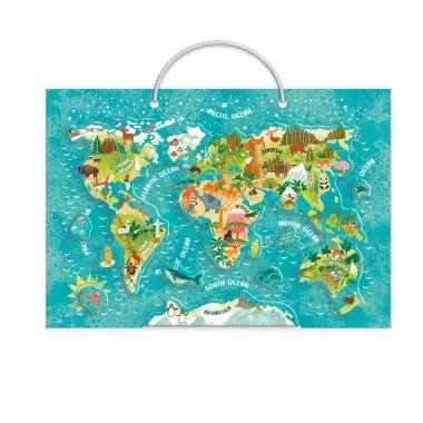 Dodo magnētiskā puzle Pasaules karte (36 gab.) | Lapute.lt