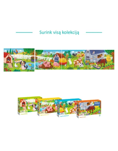 Dodo puzle bērniem Sivēntiņi pie dīķa (30 detaļas) Dodo puzle bērniem Sivēntiņi pie dīķa (30 detaļas)