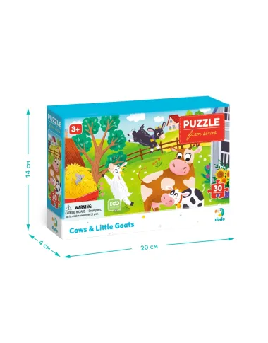 Dodo puzle bērniem Govis un kazlēni (30 detaļas)