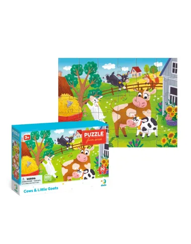 Dodo puzle bērniem Govis un kazlēni (30 detaļas)