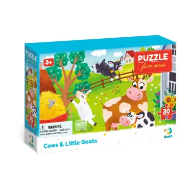 Dodo puzle bērniem Govis un kazlēni (30 detaļas)