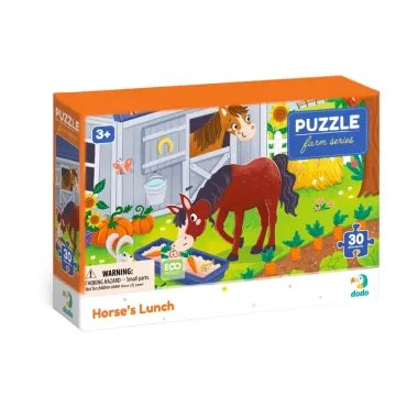 Dodo dėlionė vaikams nuo 3 metų Žirgų pietūs - dėžutė