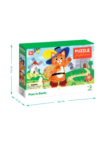 Dodo puzle bērniem Zābakotais kaķis (30 detaļas)