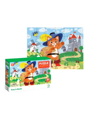 Dodo puzle bērniem Zābakotais kaķis (30 detaļas)