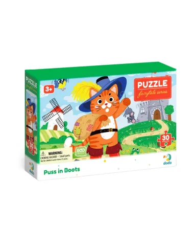 Dodo dėlionė vaikams nuo 3 metų Batuotas katinas - dėžutė