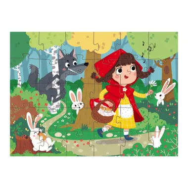 Dodo puzle bērniem Sarkanā cepurīte (30 detaļas) | Lapute.lt