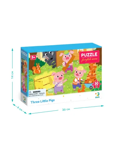 Dodo puzle bērniem Trīs sivēntiņi (30 detaļas)