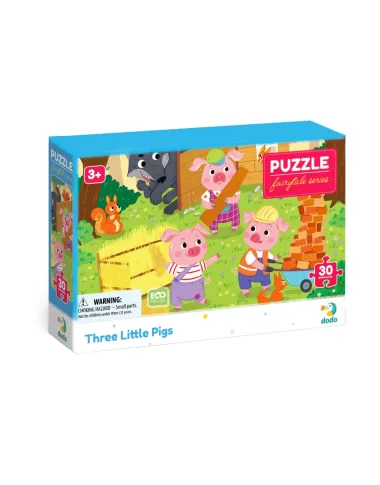 Dodo dėlionė vaikams nuo 3 metų Trys paršiukai - dėžutė