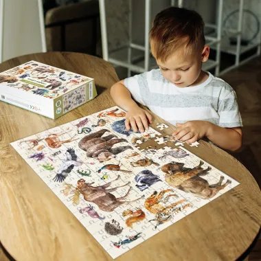 Dodo puzle bērniem Meža dzīvnieki (200 detaļas) | Lapute.lt