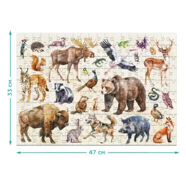 Dodo puzle bērniem Meža dzīvnieki (200 detaļas) | Lapute.lt