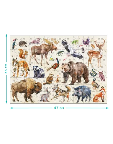 Dodo puzle bērniem Meža dzīvnieki (200 detaļas)