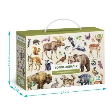 Dodo puzle bērniem Meža dzīvnieki (200 detaļas) | Lapute.lt