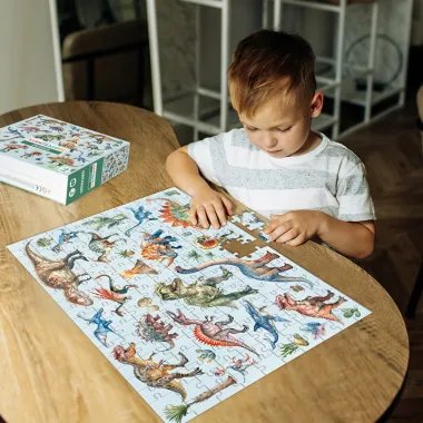 Dodo Montessori puzle bērniem Dinozauri (200 detaļas) | Lapute.lt