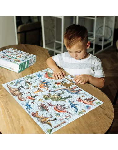 Dodo Montessori puzle bērniem Dinozauri (200 detaļas)