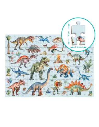 Dodo Montessori puzle bērniem Dinozauri (200 detaļas)