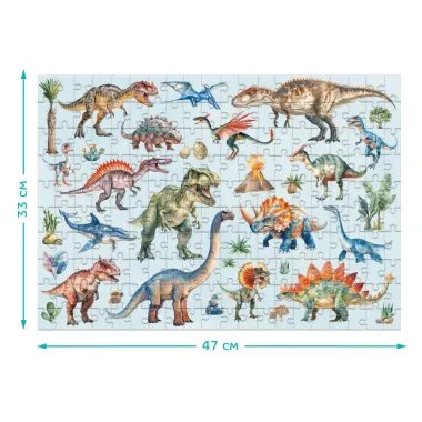 Dodo Montessori puzle bērniem Dinozauri (200 detaļas) | Lapute.lt