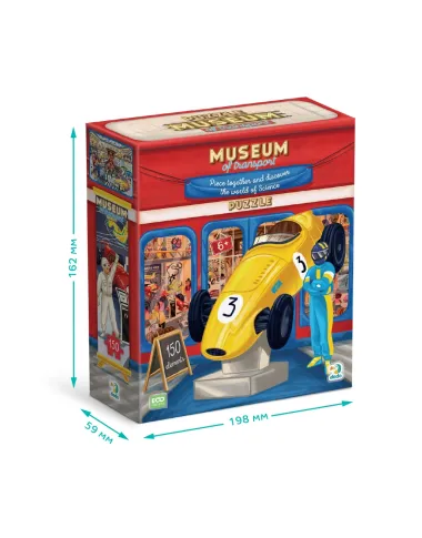 Dodo puzle bērniem Transporta muzejs (150 detaļas)