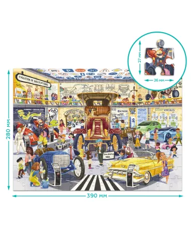 Dodo puzle bērniem Transporta muzejs (150 detaļas)