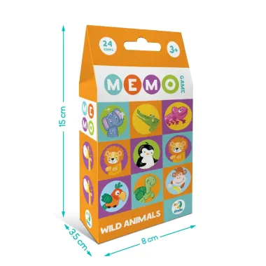 Dodo atmiņas spēle Memo Savvaļas dzīvnieki | Lapute.lt