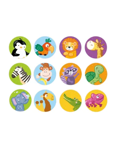 Dodo atminties žaidimas Memo Laukiniai gyvūnai dėžutė