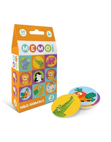 Dodo atmiņas spēle Memo Savvaļas dzīvnieki