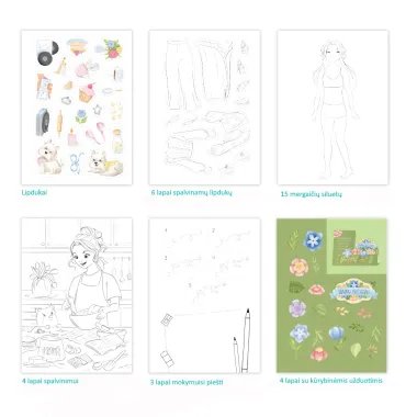 Dodo ceļojumu zīmēšanas grāmatiņa Dzīvnieki | Lapute.lt